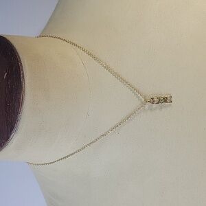 Birthstone Mom Pendant With Chain Necklace August 19" Gold Tone